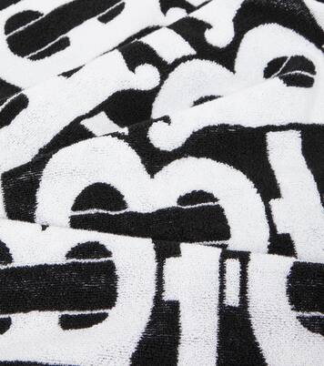 Monogram cotton jacquard towel | Burberry