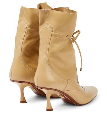 Soft Gathered leather ankle boots | Zimmermann