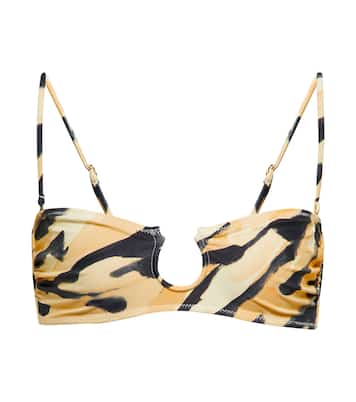 Top de bikini Mahy estampado | Nanushka