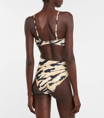 Top de bikini Mahy estampado | Nanushka