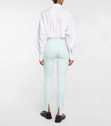 High-Rise-Hose aus Crêpe | Proenza Schouler