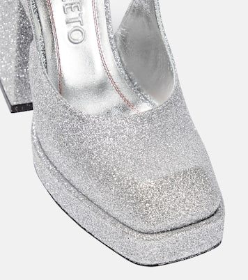 Plateau-Pumps Bulla Jill mit Glitter | Nodaleto