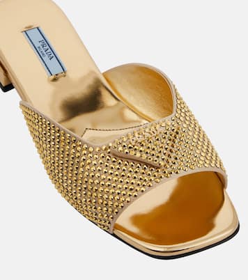 Sandali con cristalli | Prada