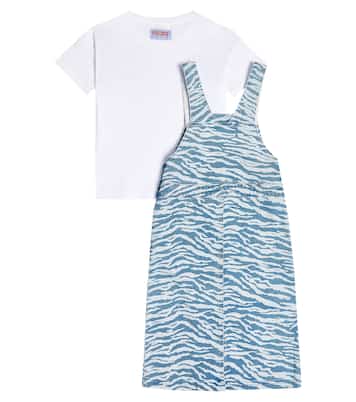 Set de vestido y camiseta de algodón | Kenzo Kids