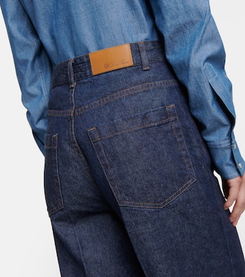 High-Rise Straight Jeans | Loro Piana