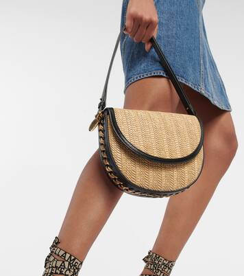 Sac Frayme Medium en raphia | Stella McCartney