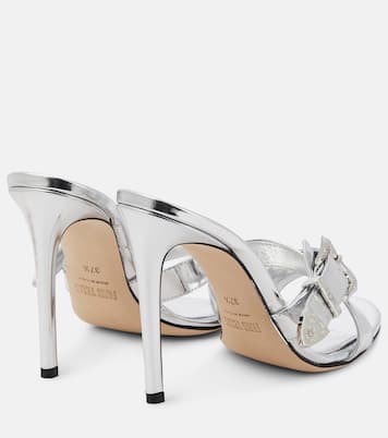 Regina 105 metallic leather mules | Paris Texas