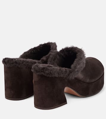 Zuecos Lyss de ante | Gianvito Rossi