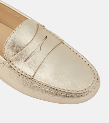 Mokassins Gommino aus Metallic-Leder | Tod's