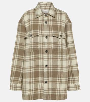 Checked wool overshirt | Ami Paris