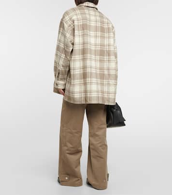 Checked wool overshirt | Ami Paris