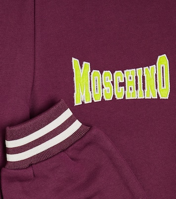 Logo cotton jersey sweatpants | Moschino Kids