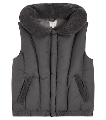 Wattierte Weste Regu mit Faux Fur | Donsje