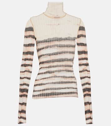 x KNWLS striped turtleneck top | Jean Paul Gaultier