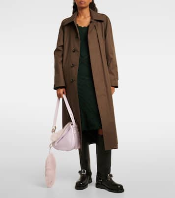 Borsa Knight Small in pelle e shearling  | Burberry