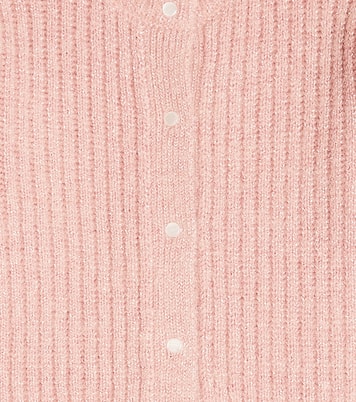 Ribbed-knit wool and mohair cardigan | Tartine et Chocolat