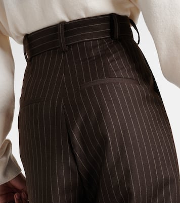 Pantalones anchos Jafr de tiro alto | The Mannei