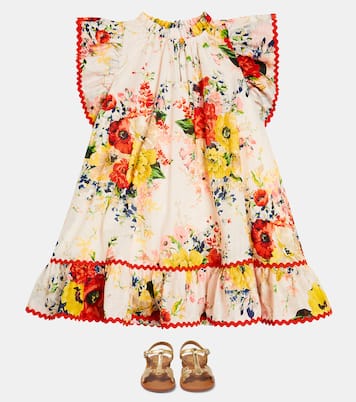 Bedrucktes Kleid Alight aus Baumwolle | Zimmermann Kids