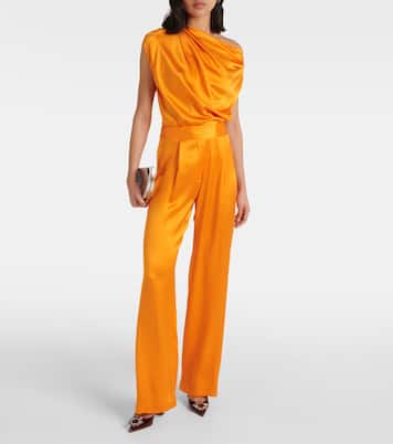 Pantaloni a gamba larga in seta | The Sei