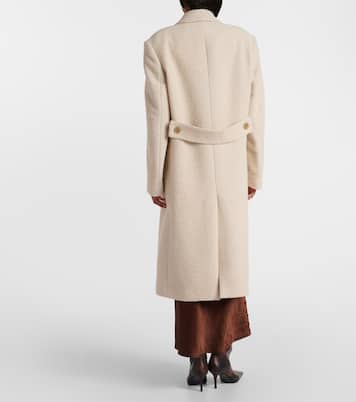 Double-breasted wool-blend coat | Acne Studios