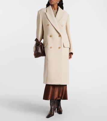 Double-breasted wool-blend coat | Acne Studios