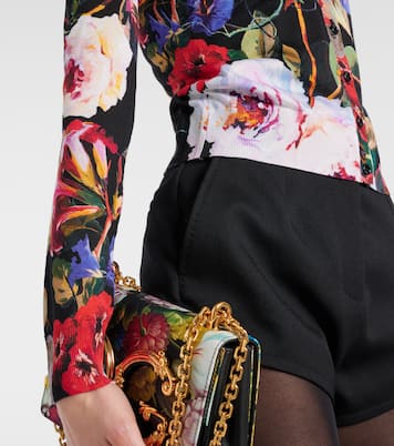 Cardigan en soie à fleurs | Dolce&Gabbana