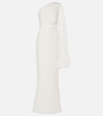 Bridal Lorena chiffon and cady gown | Max Mara