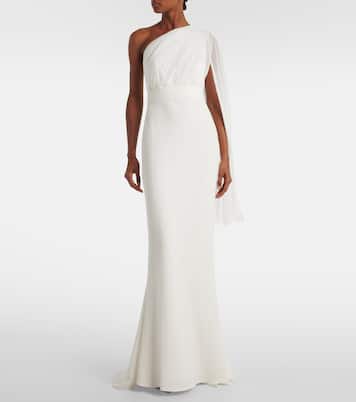 Bridal Lorena chiffon and cady gown | Max Mara