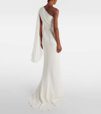 Bridal Lorena chiffon and cady gown | Max Mara