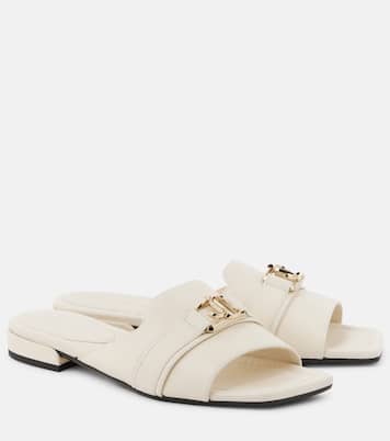 Pantoletten Nako aus Leder | Jimmy Choo