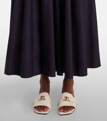 Pantoletten Nako aus Leder | Jimmy Choo