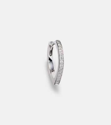 Boucle d'oreille unique Antifer en or blanc 18 ct et diamants | Repossi