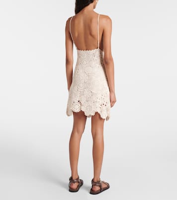 Minikleid Mini Whimsy aus Häkelstrick | Staud