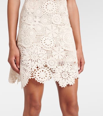 Minikleid Mini Whimsy aus Häkelstrick | Staud