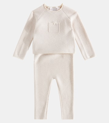 Baby - Felpa e pantaloni in lana e cotone | Bonpoint