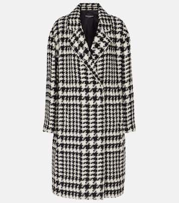 Oversized houndstooth coat | Dolce&Gabbana