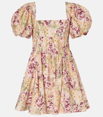 Vestido corto Caramelo Florecer | Agua by Agua Bendita