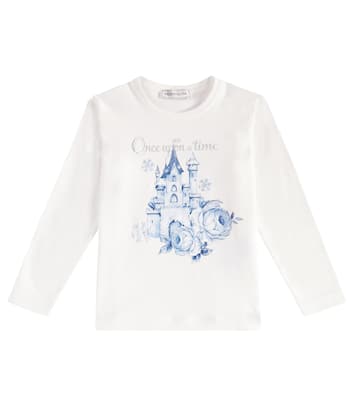 T-shirt St. Castle in misto cotone | Monnalisa