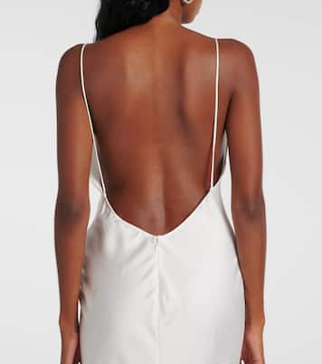 Open-back satin gown | The New Arrivals Ilkyaz Ozel