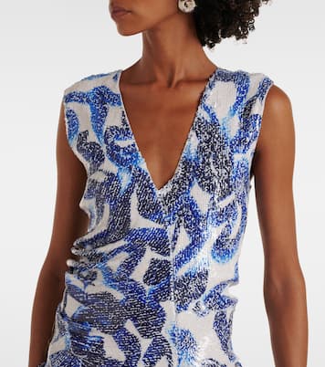 Abito midi con paillettes | Dries Van Noten