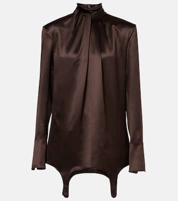 Blusa in raso di seta | Saint Laurent