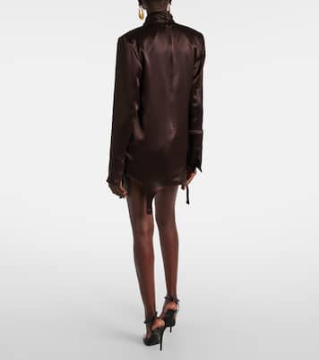 Blusa in raso di seta | Saint Laurent