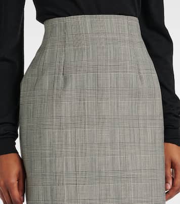 Prince of Wales check midi skirt | Wardrobe.NYC