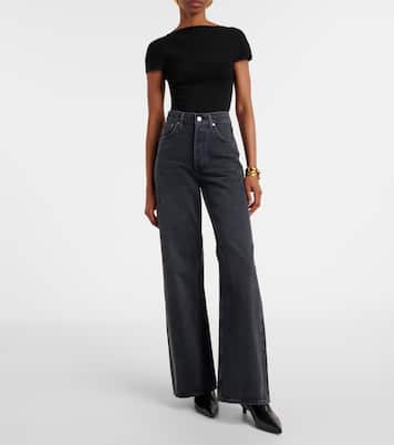 Jeans a gamba larga Dame a vita alta | Agolde