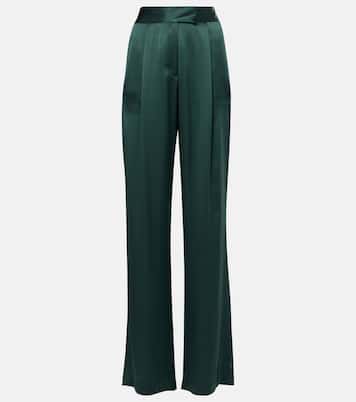 Weite Hose aus Seiden-Charmeuse | The Sei