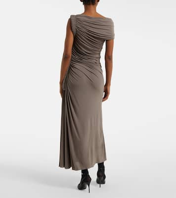 Asymmetric midi dress | Alaïa