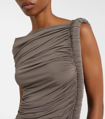 Asymmetric midi dress | Alaïa
