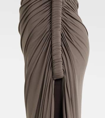 Asymmetric midi dress | Alaïa