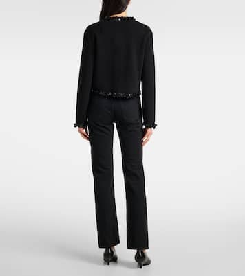 Kendra sequined wool and cashmere cardigan | Tory Burch