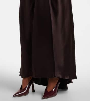Wayfaring gathered strapless midi dress | Staud